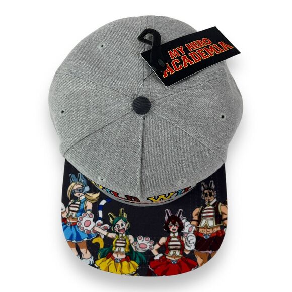 My Hero Academia Wild Wild Pussycats ADULT Snapback Hat Cap Flat Bill Anime NWT - Picture 6 of 14